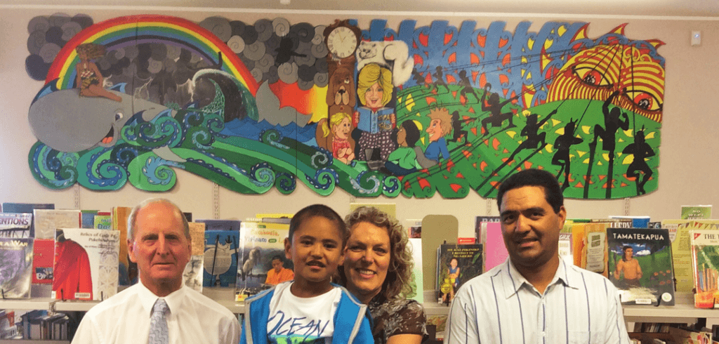 Bryce Rhodes at the Te Puke Library